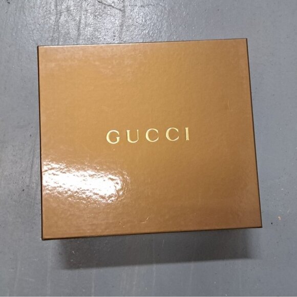 Gucci Other - Authentic Gucci Box Light Brown Shiny Rare - Box Only 12 x 11 x 4.25